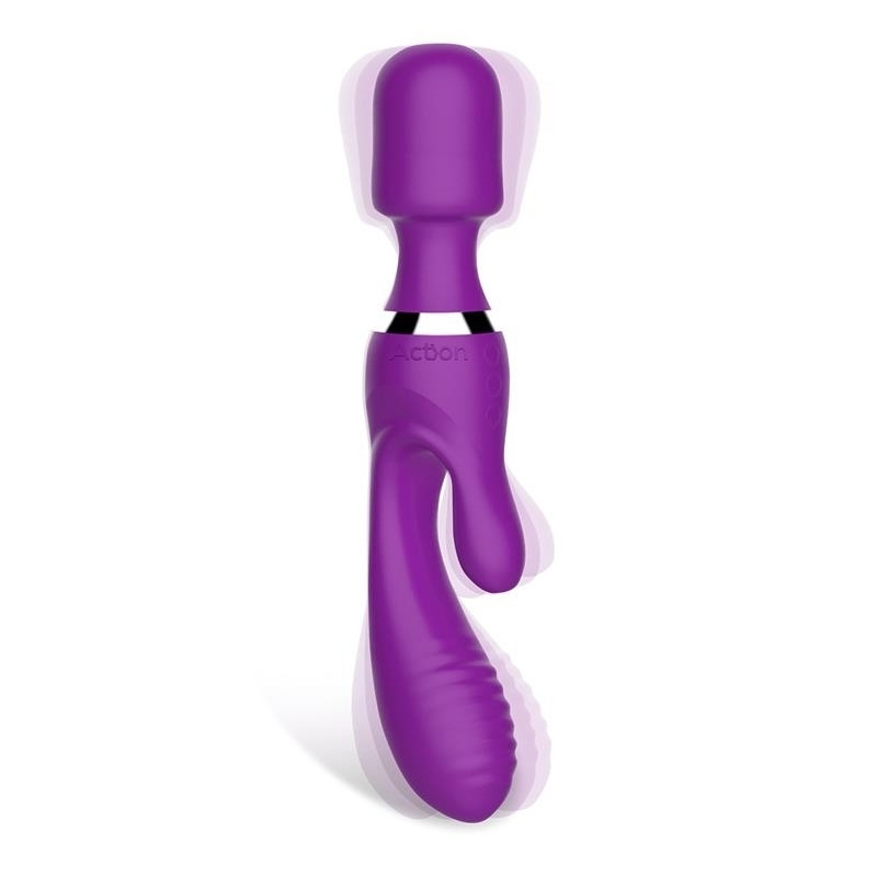 ACTION Vibro et Wand Fifteen Action Violet
